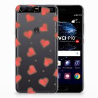 Huawei P10 | TPU bumper | Hearts - thumbnail
