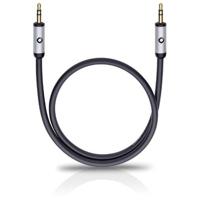Oehlbach i-Connect J-35 Jackplug Audio Aansluitkabel [1x Jackplug male 3,5 mm - 1x Jackplug male 3,5 mm] 1.50 m Zwart Vergulde steekcontacten - thumbnail
