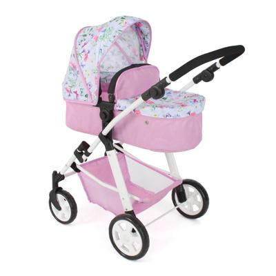 Combi-poppenwagen Nele - Flowers Combi-poppenwagen Nele - Flowers