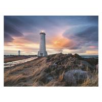 Ravensburger legpuzzel prachtige lucht boven de vuurtoren van akranes ijsland, 1500st. - thumbnail