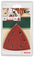 Bosch Accessories 2609256957 Deltaschuurpapierset Geperforeerd Korrelgrootte (num) 60, 80, 120, 180, 240 Hoekmaat 93 mm 1 set(s) - thumbnail