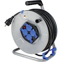 AS Schwabe 10411 Kabelhaspel 25.00 m Zwart Randaarde stekker - thumbnail