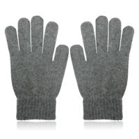 Zachte Dameshandschoenen - Grijs - Kasjmir-look in Small/Medium - thumbnail