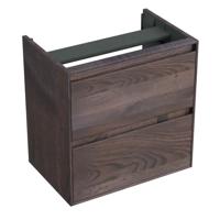 Onderkast Forzalaqua Reno 59.5x39.5x60 Cm 2 La Softclose Eiken Charcoal - thumbnail