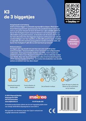 Studio 100 K3 de 3 biggetjes luisterkaart boek - thumbnail