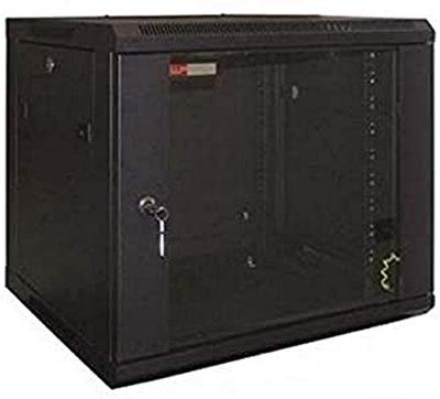 WP Rack WPN-RWB-12606-B Wandbehuizing Glasdeur 12U Zwart - 600x635x600mm (BxHxD)