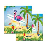 Folat BV Servetten flamingo, 20st. - thumbnail