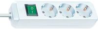 Brennenstuhl eco-line 3-voudige witte stekkerdoos met schakelaar | 1152320400 - 1152320400 - thumbnail