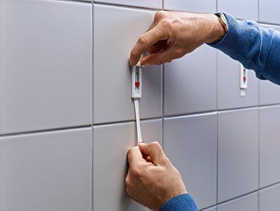 Tesa verstelbare klevende schroef tegel metaal 3 KG-2 stuks