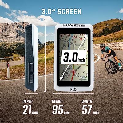 Sigma fietscomputer rox 12.1 evo white set met sensoren - thumbnail