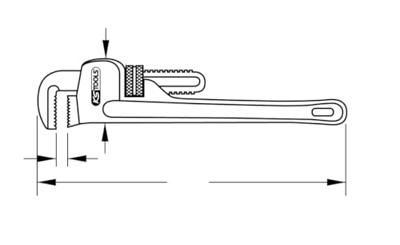 KS Tools 114.0024 1140024 Buistang