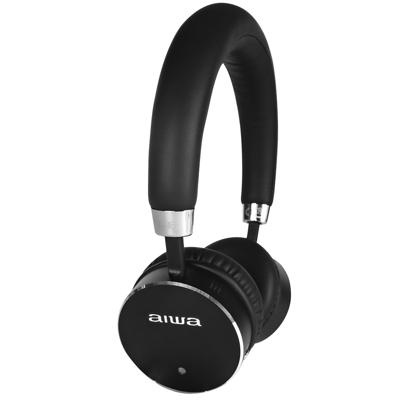 Aiwa Silence HSTBTN-800BK Draadloze hoofdtelefoon met ruisonderdrukking, bluetooth-kabel