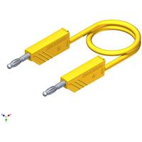 SKS Hirschmann CO MLN 50/2,5 Meetsnoer Banaanstekker 4 mm Banaanstekker 4 mm 0.50 m Geel 1 stuk(s) - thumbnail