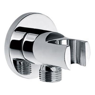 Xellanz Wandaansluitbocht met handdouchehouder rond 1/2" chroom