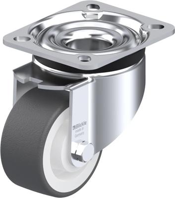 Blickle LK-POTH 75G Zwenkwiel Wieldiameter: 75 mm Draagvermogen (max.): 200 kg 1 stuk(s) Blickle LK-POTH 75G Zwenkwiel Wieldiameter: 75 mm Draagvermogen (max.): 200 kg 1 stuk(s)