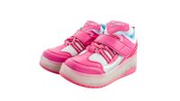 Outsiders - Roller Shoes with LED - Pink/Silver (size: 30) - thumbnail