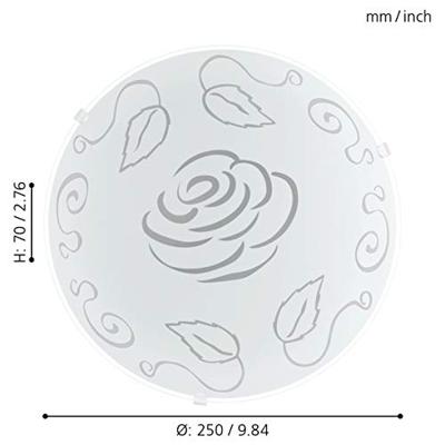 Eglo PlafondlampMars 1 24,5cm leaf wit - 89238