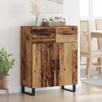 Dressoir met lade Oud Hout 69,5 x 34 x 90 cm Bewerkt hout - thumbnail