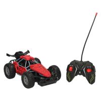 Rc auto met rookfunctie - rood - thumbnail