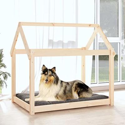 VidaXL Hondenmand 101x70x90 cm massief grenenhout