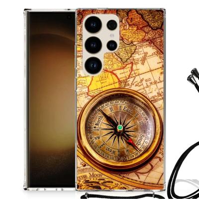 Samsung Galaxy S24 Ultra Telefoonhoesje met valbescherming Kompas Samsung Galaxy S24 Ultra Telefoonhoesje met valbescherming Kompas