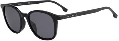 Hugo Boss zonnebril heren wayfarer cat. 2 zwart/grijs (1138 F/S) Hugo Boss zonnebril heren wayfarer cat. 2 zwart/grijs (1138 F/S)