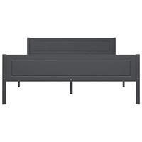 Bedframe massief grenenhout grijs 120x200 cm - thumbnail