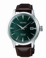 Horlogeband Seiko SRPD37J1 / 4R35-01T0 / L0KE011J0 Leder Donkerbruin 20mm - thumbnail