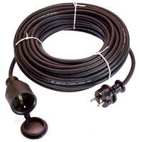 Schwabe Verlengkabel Rubber H05RR-F 3x1,5 zwart IP44 50m