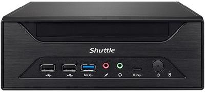 Shuttle xh610 xpc slim barebone, lga1700, intel h610, hdmi, dp, vga, 2x com, 2x lan, 2x2.5", 24/7