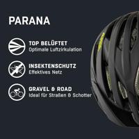 Olympic Sportswear Alpina sports tour helm parana 51-56 mat zwart - thumbnail