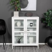 Nohr Vitrinekast 'Cerita' 97 x 80cm, kleur Wit - thumbnail