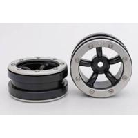Metsafil Beadlock Wheels PT-Safari Zwart / Zilver 1.9 (2st) - thumbnail