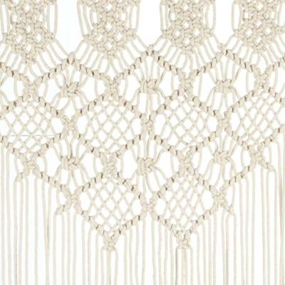 VidaXL Gordijn macramé 140x240 cm katoen VidaXL Gordijn macramé 140x240 cm katoen