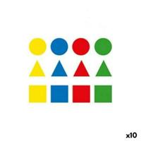 Stickers Apli Gomets Multicolour Geometrisch 12 Lakens (10 Stuks) - thumbnail