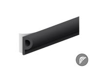 Ellen Tochtband p-profiel - zwart - 8x5mm - 7.5m - thumbnail