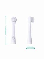 MATCHSTICK MONKEY vervangende tandenborstel wit - thumbnail