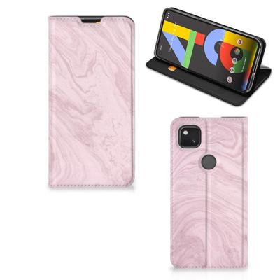 Google Pixel 4a | Standcase | Marble Pink - Origineel Cadeau Vriendin Google Pixel 4a | Standcase | Marble Pink - Origineel Cadeau Vriendin