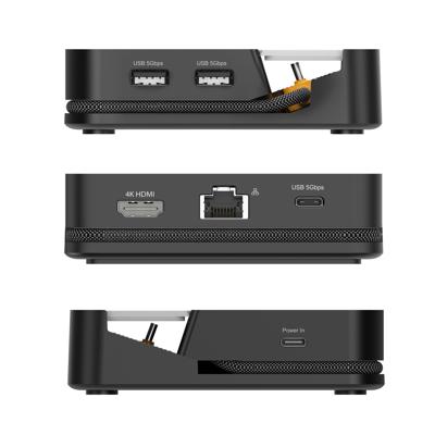 Hub USB j5create JCD624-N Zwart Grijs