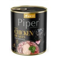 Dolina Noteci Piper kippenharten met spinach kip spinazie 800g - thumbnail
