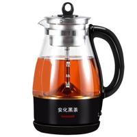 Fully Automatic Small Capacity Glass Electric Steam Teapot Black Tea Boiled Teapot (Black Printing) - thumbnail