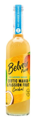 Belvoir Fruit Farms Exotic Mango & Passionfruit Siroop