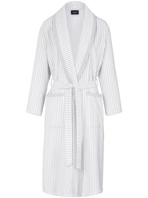 Cawö Cawö Dames Badjas met Sjaalkraag 3423 Silber 38