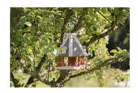 TRIXIE NATURA VOEDERHUIS OM OP TE HANGEN BRUIN / WIT 36X36X35 CM - thumbnail