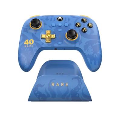8BitDo ultimate 3-mode controller for xbox - rare 40th anniversary edition (blauw/goud, xbox series x|s, xbox one, pc, bluetooth / usb-c / 2.4 ghz )