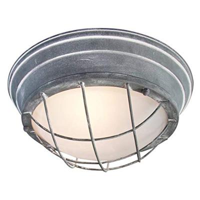 Brilliant 94491/70 Typhoon Plafondlamp LED E27 30 W Beton-grijs, Wit Brilliant 94491/70 Typhoon Plafondlamp LED E27 30 W Beton-grijs, Wit