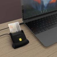 ID/SIP-kaartlezer Aisens ASCR-SN04CSD-BK Zwart - thumbnail