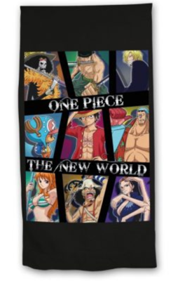 One Piece strandlaken zwart 70 x 140 cm Polyester One Piece strandlaken zwart 70 x 140 cm Polyester