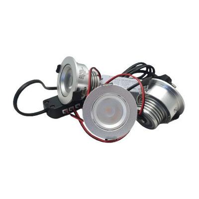 Set 6 x 4 Watt dimbare led inbouwspots Aluminium - 2700K Set 6 x 4 Watt dimbare led inbouwspots Aluminium - 2700K