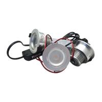 Set 3 x 4 Watt dimbare led inbouwspots Aluminium - 2700K - thumbnail
